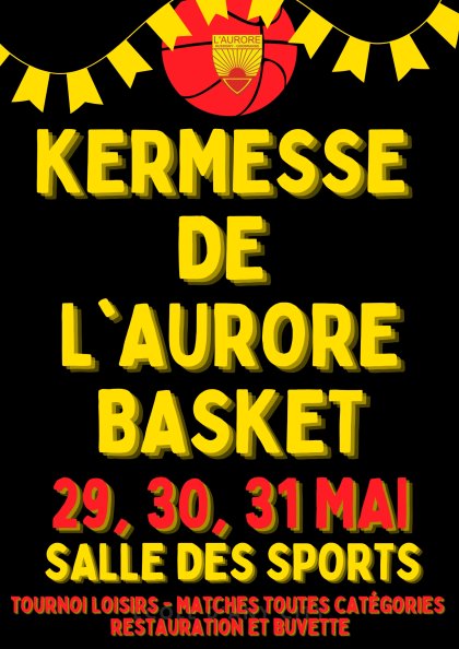 PREMIER JOUR DE LA KERMESSE AUJOURD'HUI !