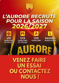 L'AURORE RECRUTE POUR LA SAISON PROCHAINE !